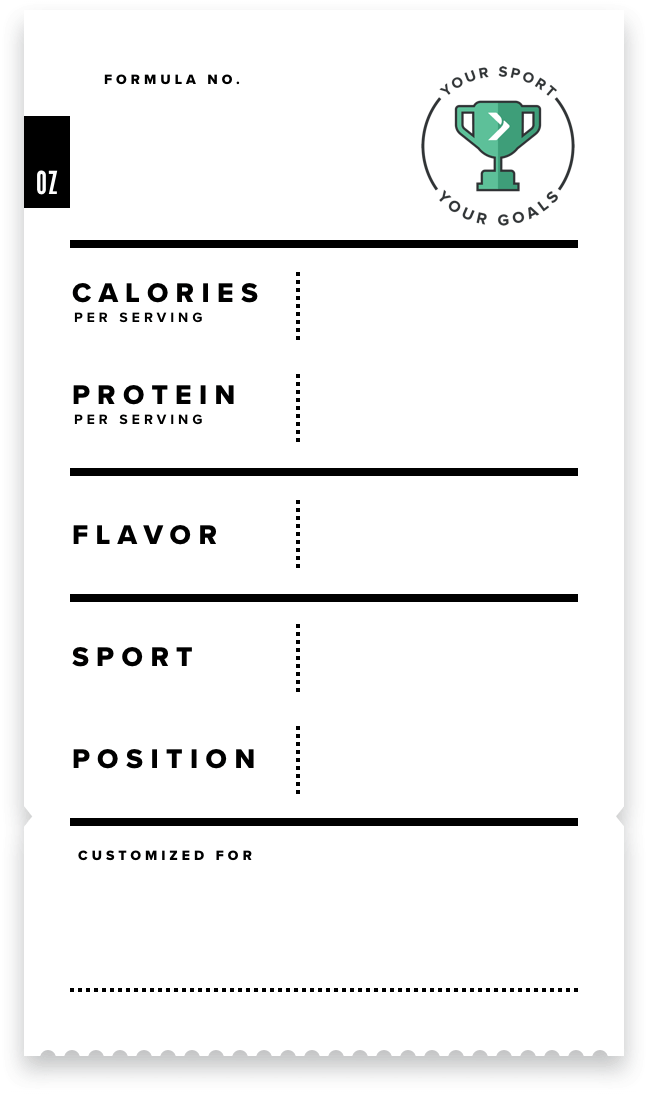 Nourish Athlete Label